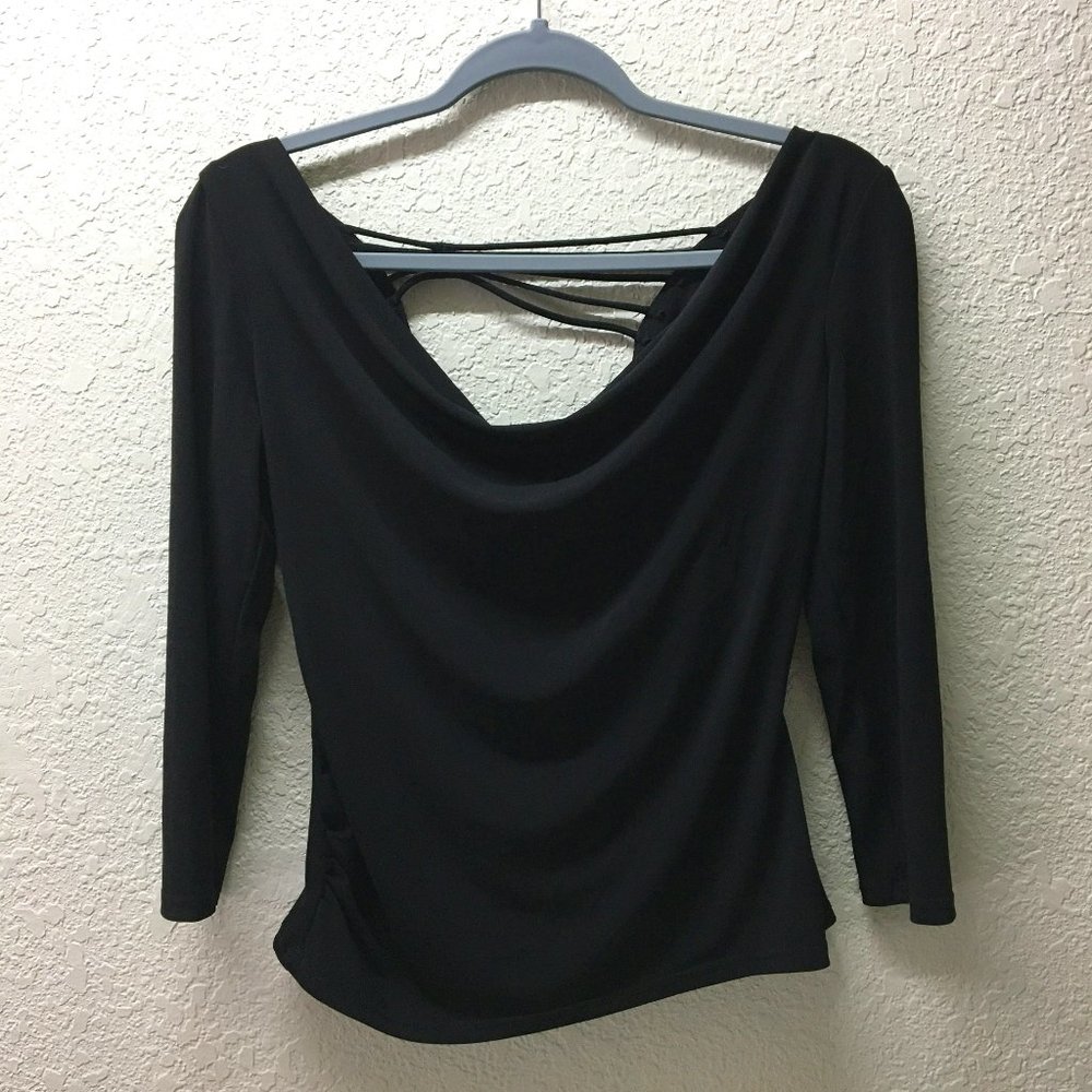 Donated. Black elegant blouse
